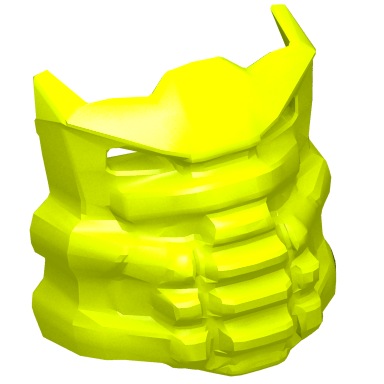 Lime Bionicle Krana Mask - Undetermined Type (for set inventories only - Do Not Sell with this entry)