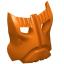 Orange Bionicle Krana Mask - Undetermined Type (for set inventories only - Do Not Sell with this entry)