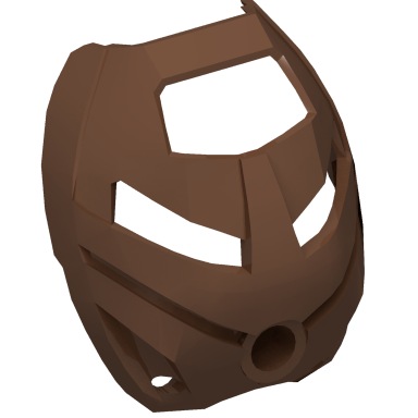 Brown Bionicle Mask Ruru (Turaga)