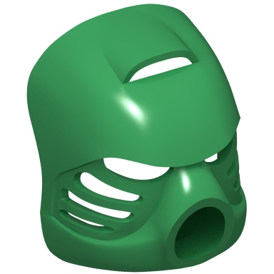 Green Bionicle Mask Hau