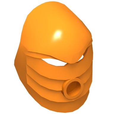 Orange Bionicle Mask Rau (Turaga)