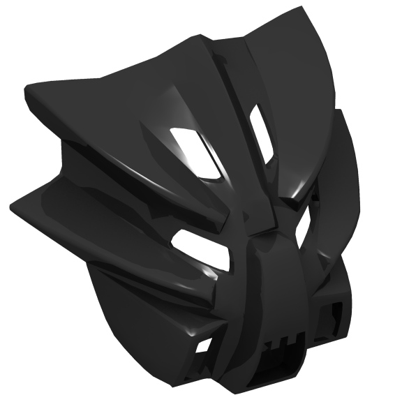 Black Bionicle Mask Miru Nuva