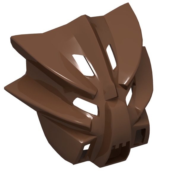 Brown Bionicle Mask Miru Nuva
