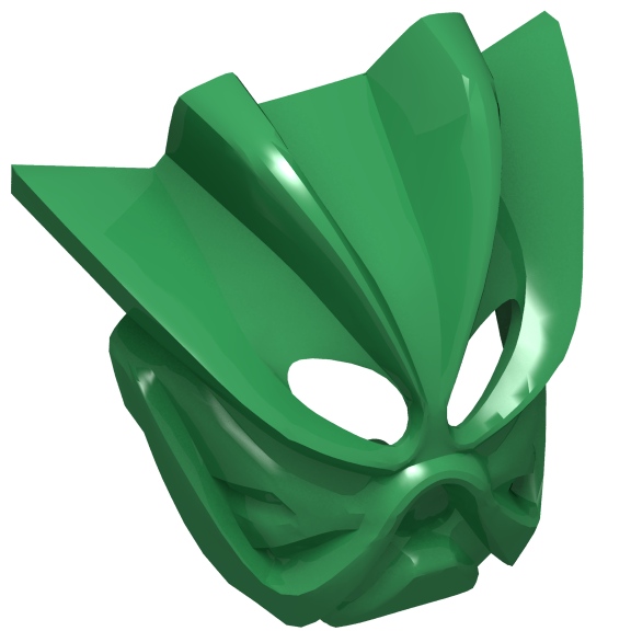 Green Bionicle Mask Kakama Nuva