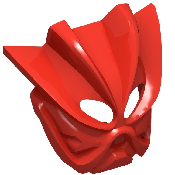 Red Bionicle Mask Kakama Nuva