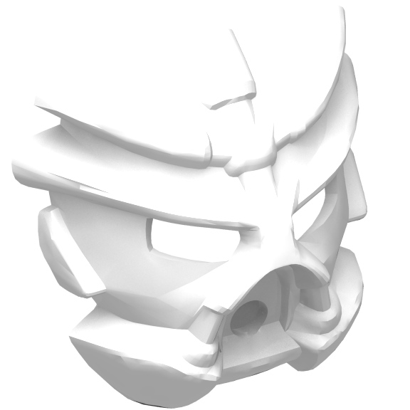 White Bionicle Mask Pakari Nuva