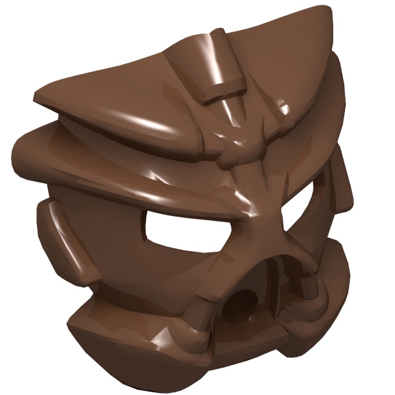 Brown Bionicle Mask Pakari Nuva