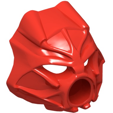 Red Bionicle Mask Hau Nuva