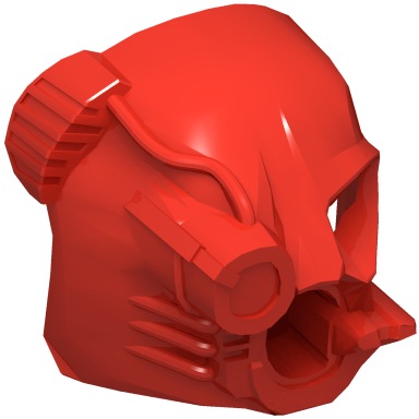 Red Bionicle Mask Akaku Nuva
