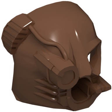 Brown Bionicle Mask Akaku Nuva