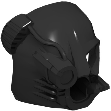 Black Bionicle Mask Akaku Nuva