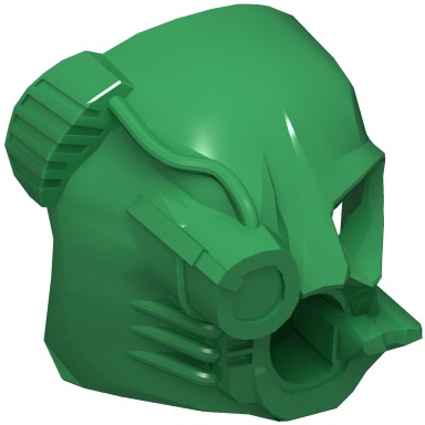 Green Bionicle Mask Akaku Nuva
