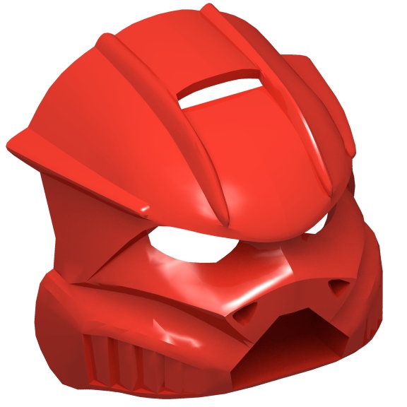 Red Bionicle Mask Kaukau Nuva