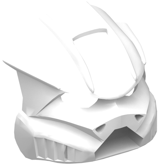 White Bionicle Mask Kaukau Nuva
