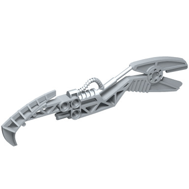 Pearl Light Gray Bionicle Weapon Vahki Staff of Erasing (Vorzakh)