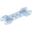 Trans-Medium Blue Technic Axle and Pin Connector 2 x 7 with Two Ball Joint Sockets