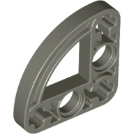 Dark Gray Technic Beam 3 x 3 L-Shape with Quarter Ellipse Thin
